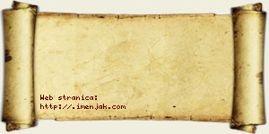 Blaža Žegarac vizit kartica